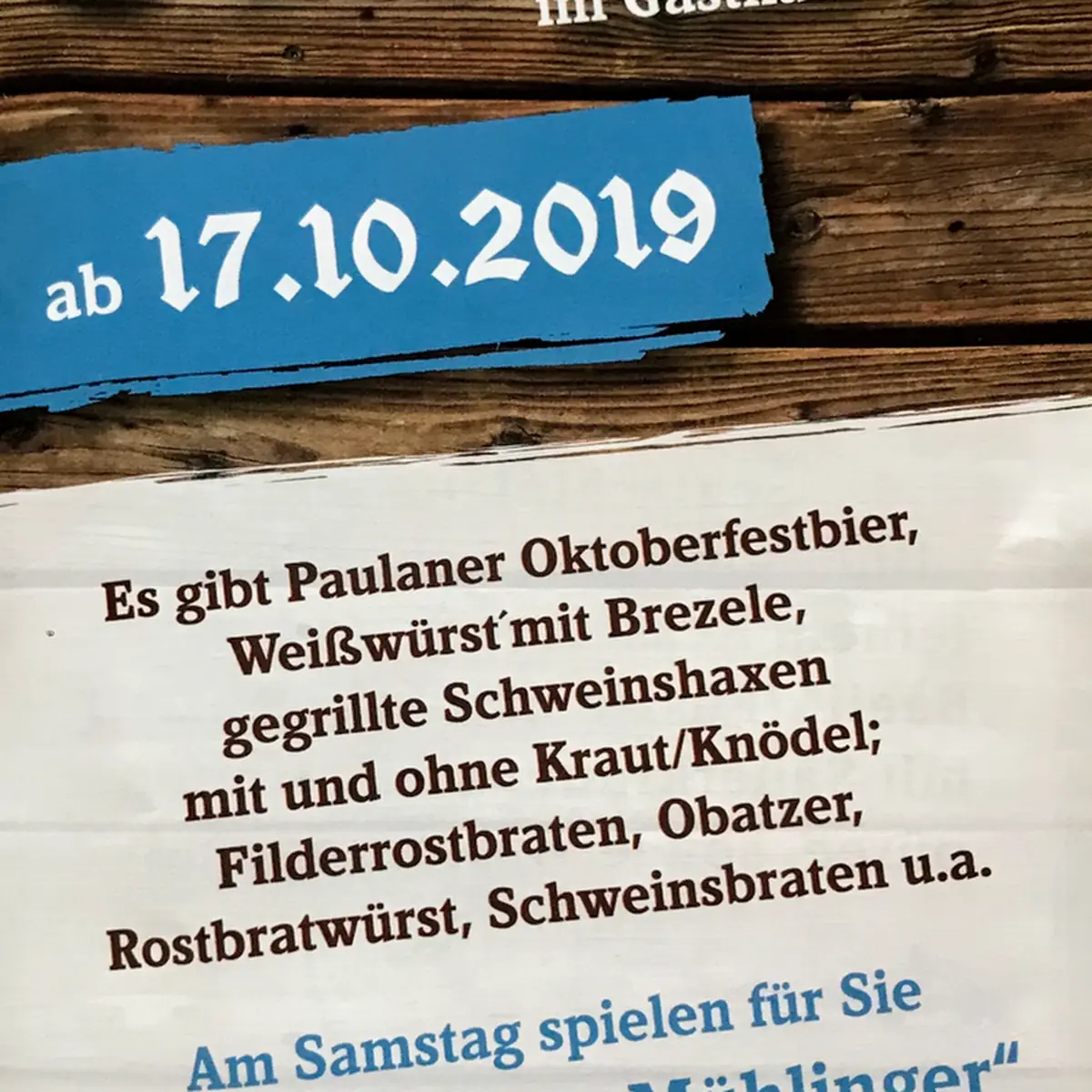Speisekarte, Adler