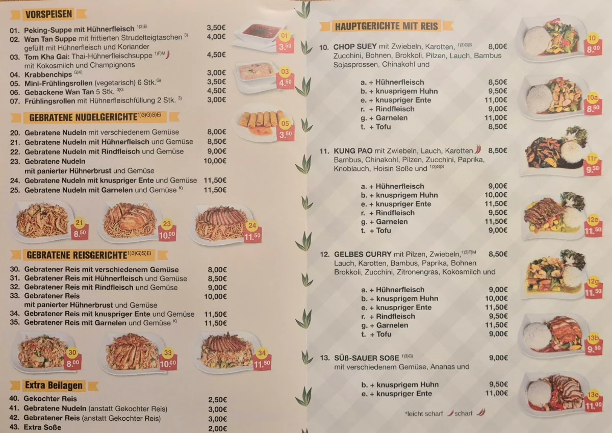 Speisekarte photo 2