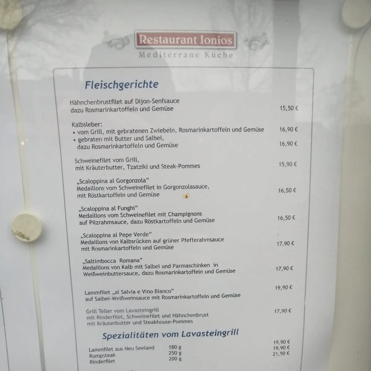 Speisekarte photo 2