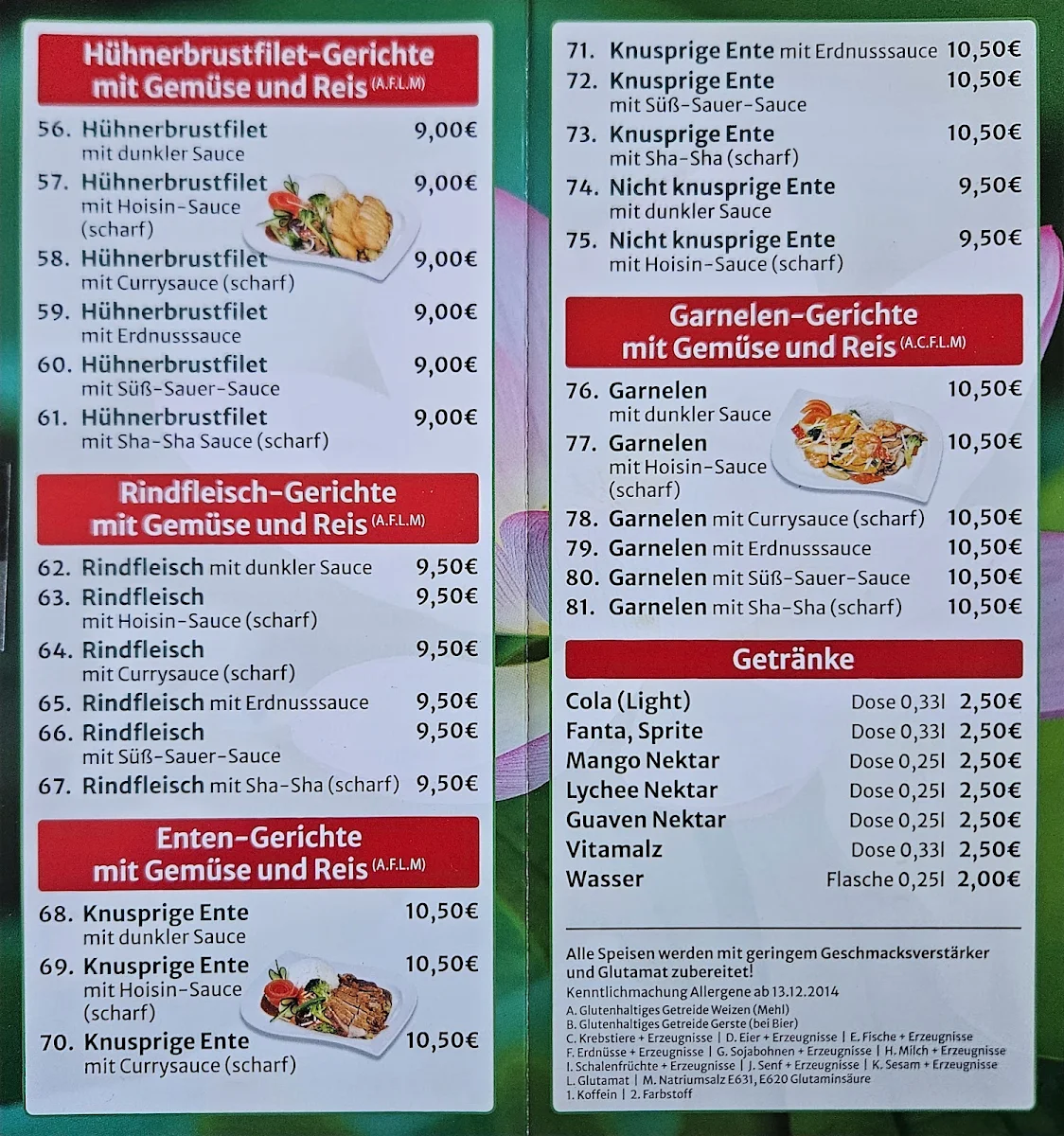 Speisekarte photo 1