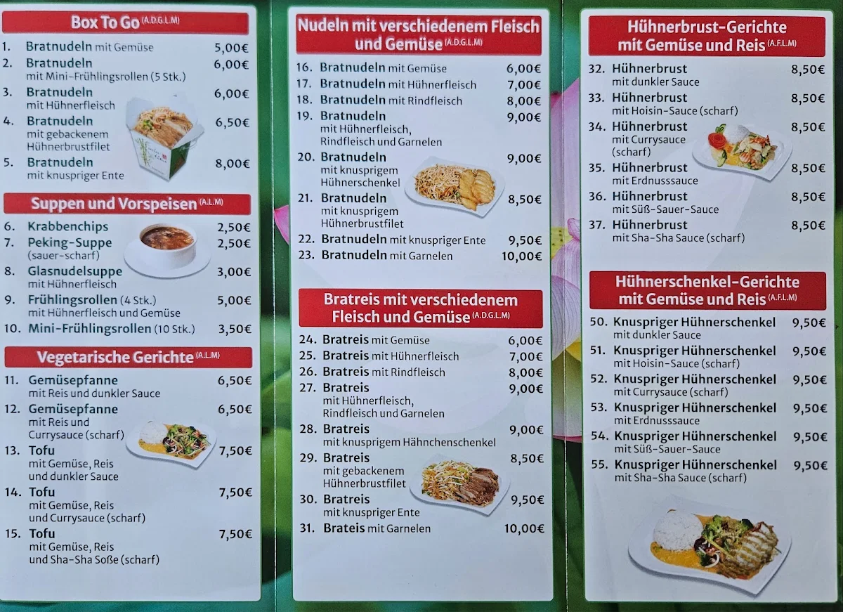 Speisekarte photo 2