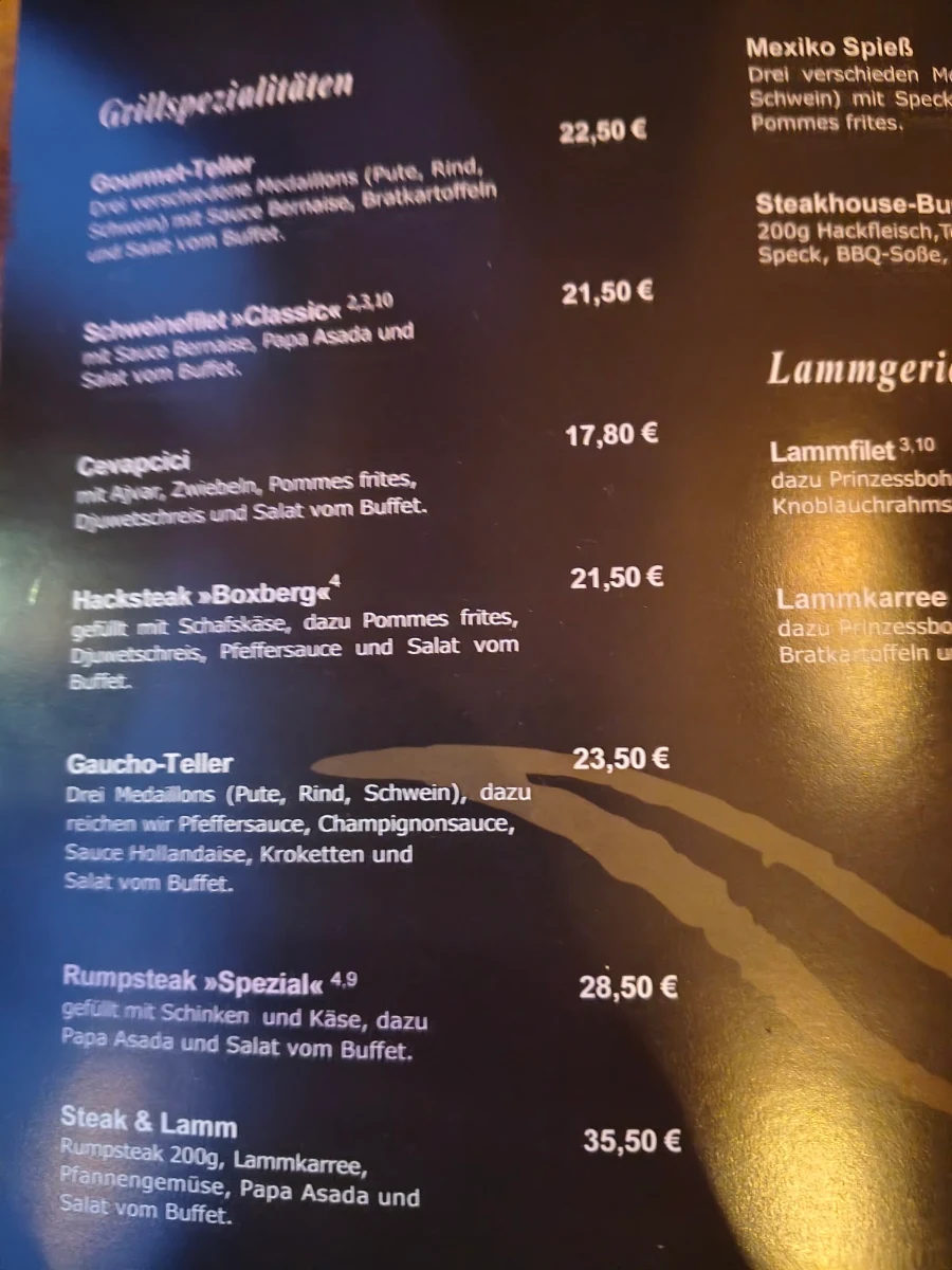 Speisekarte photo 2