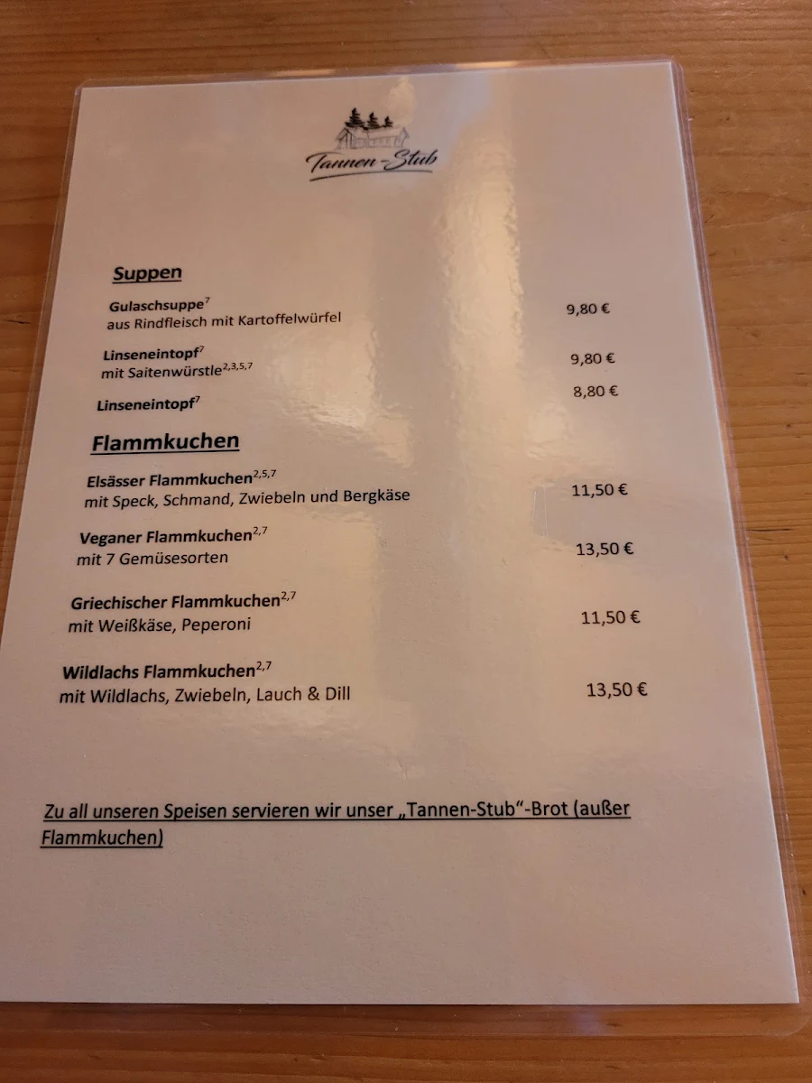 Speisekarte photo 2