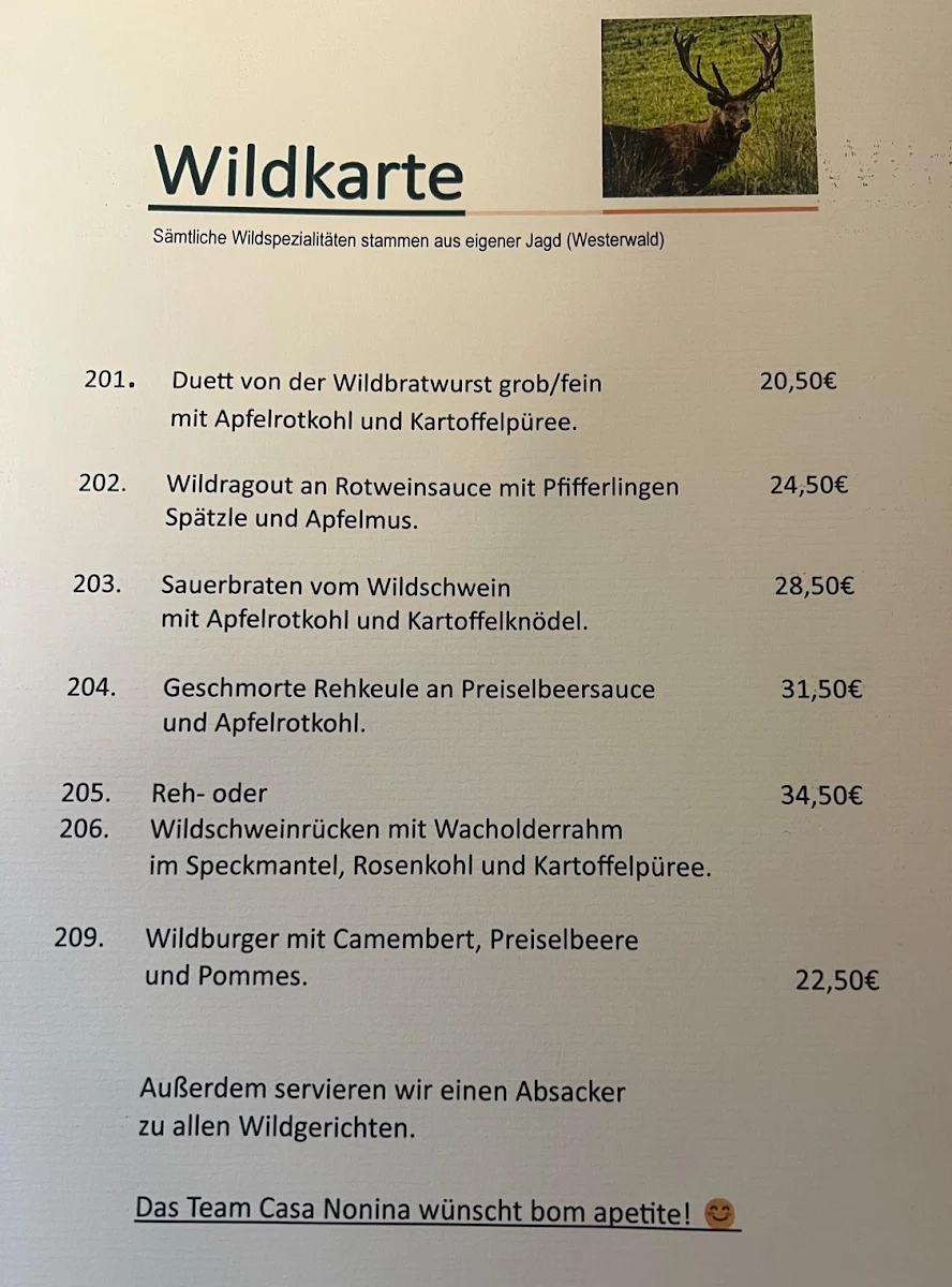 Speisekarte photo 1