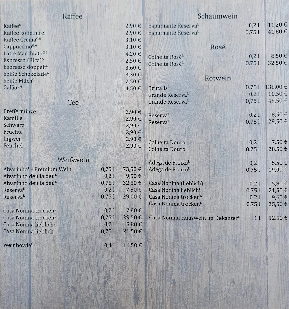 Speisekarte photo 8