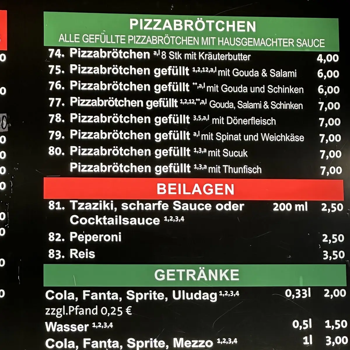 Speisekarte photo 10