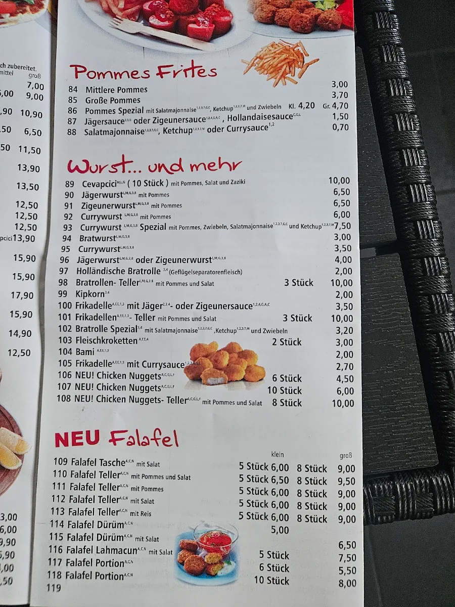Speisekarte photo 1