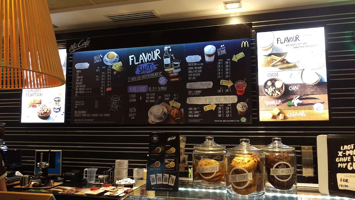 Speisekarte, McDonald's