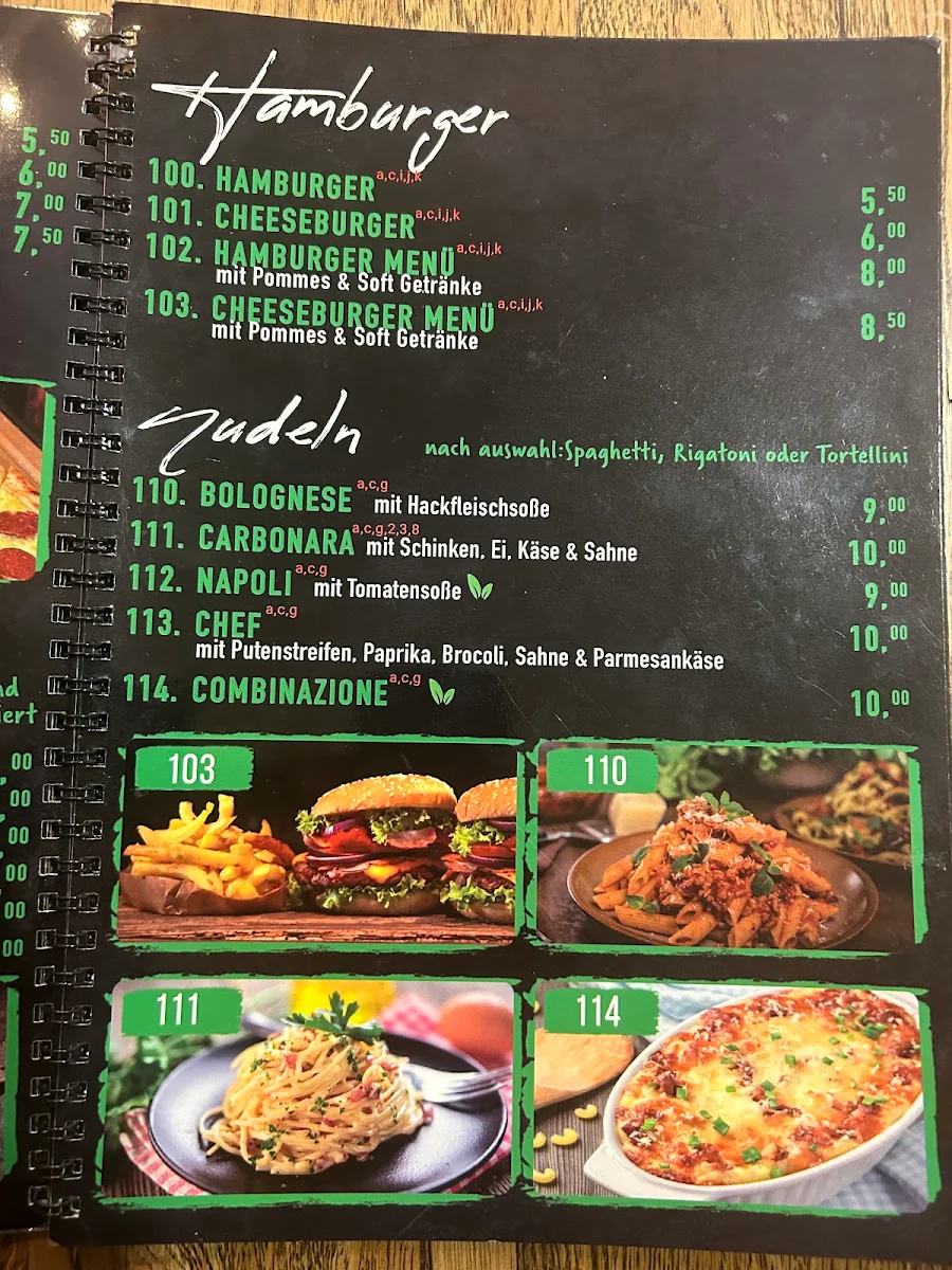 Speisekarte, Dogan Döner und Pizza
