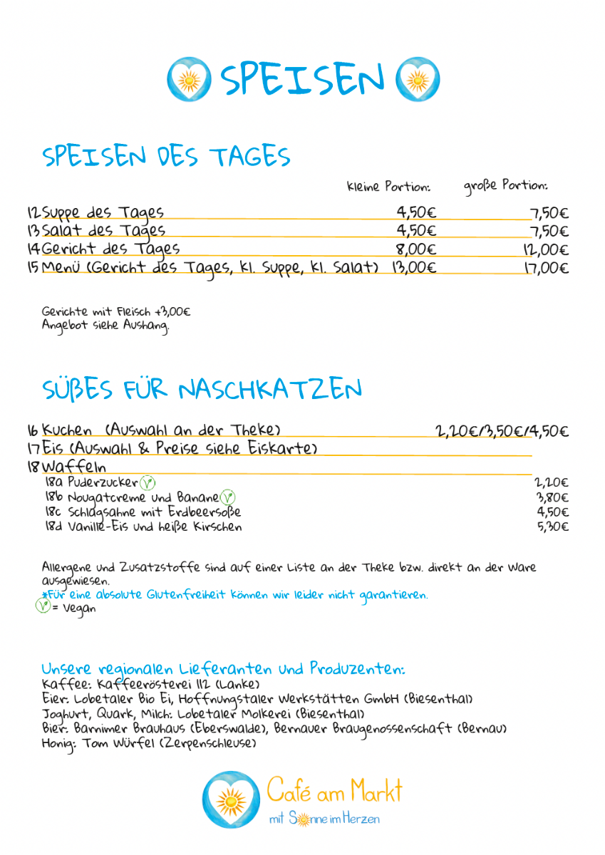 Speisekarte photo 2