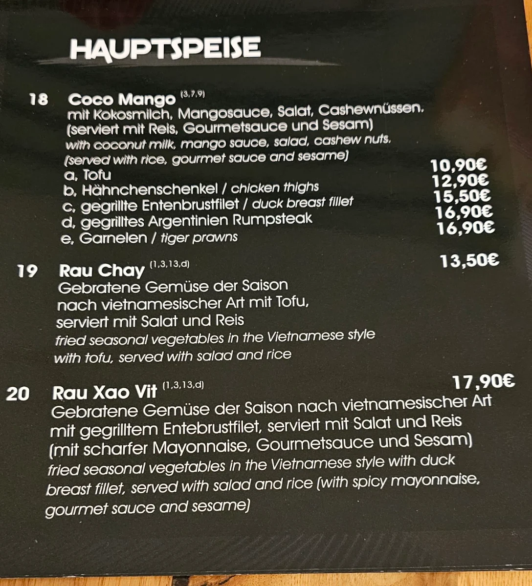 Speisekarte photo 3