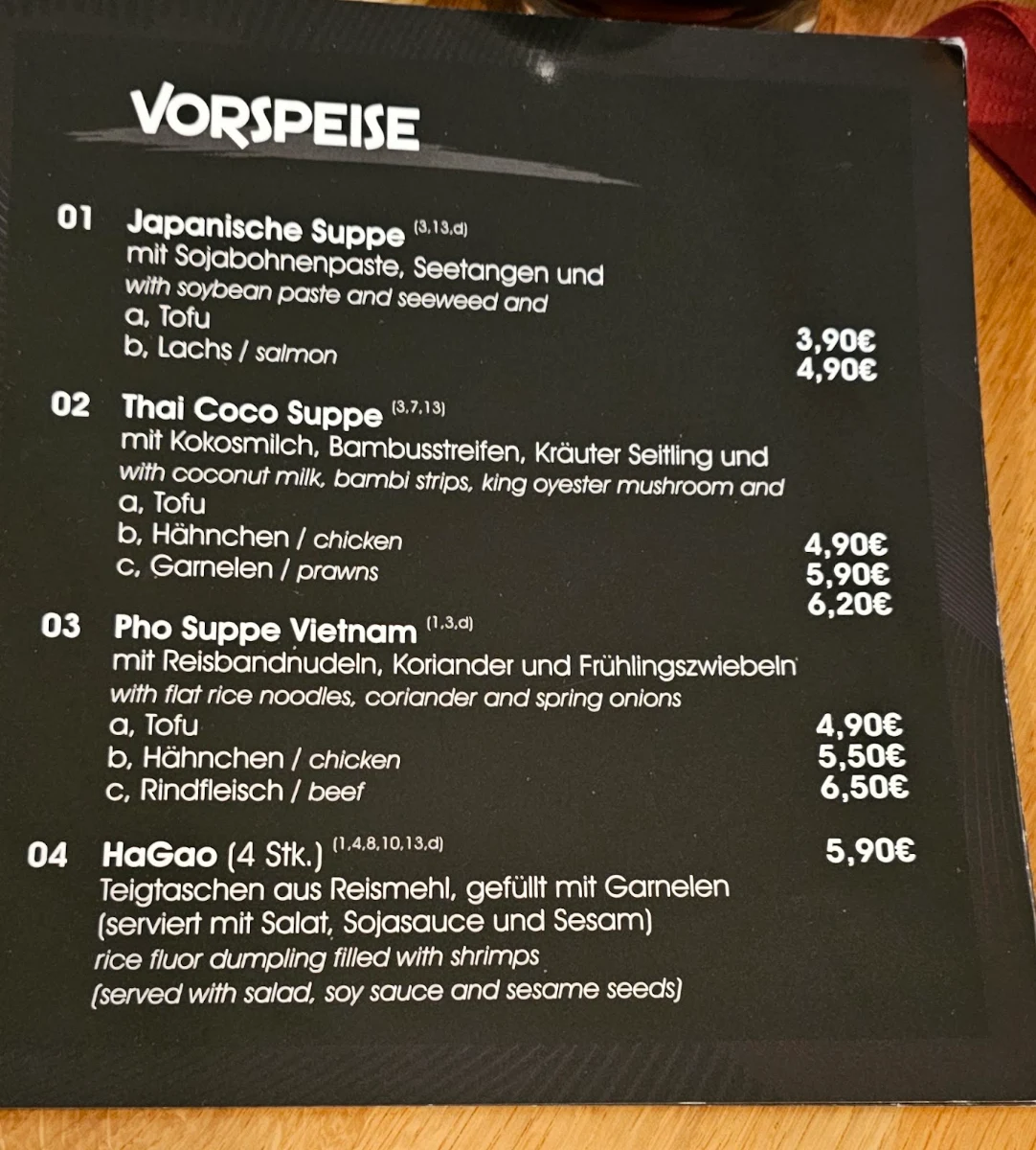 Speisekarte photo 4