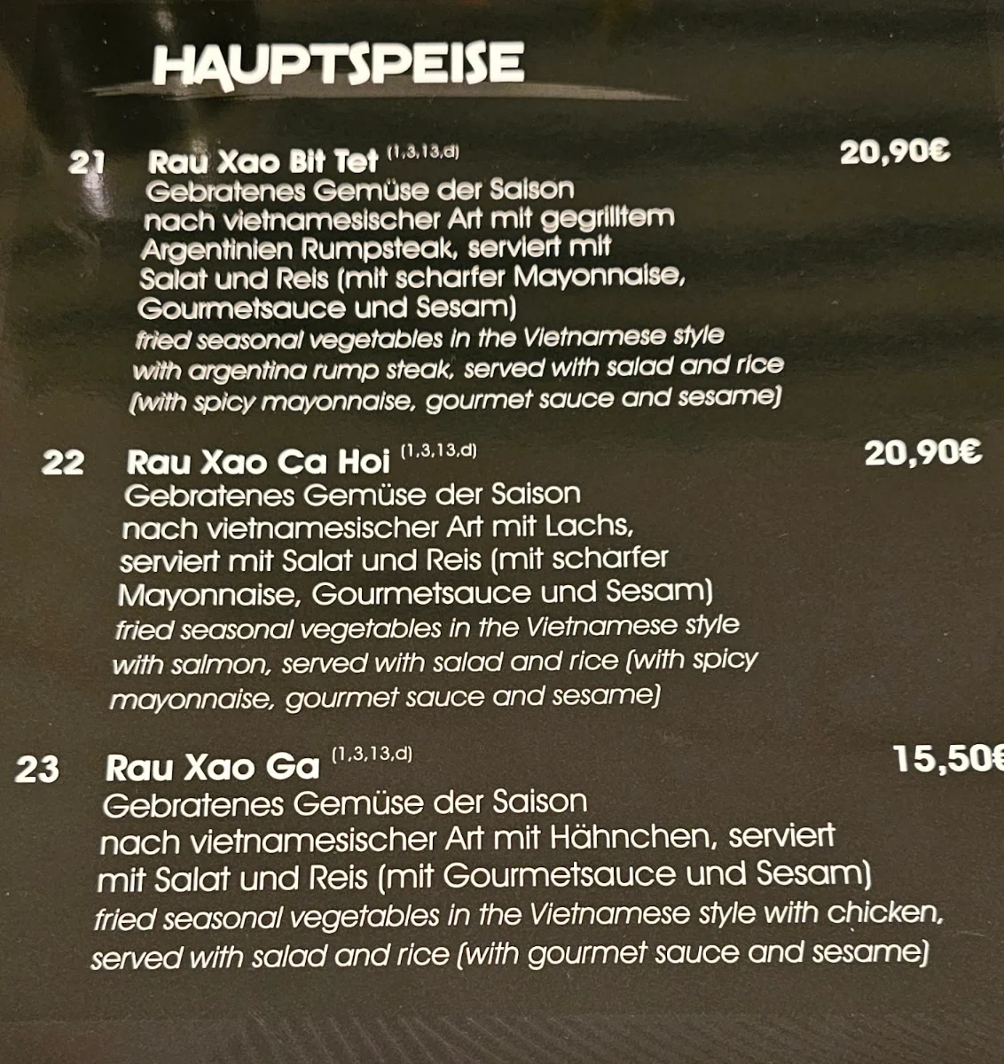 Speisekarte photo 7