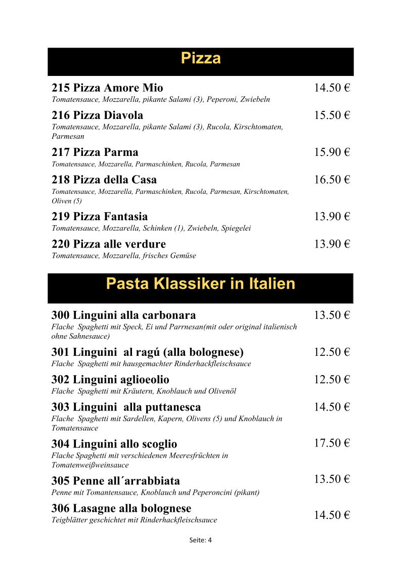 Speisekarte photo 1