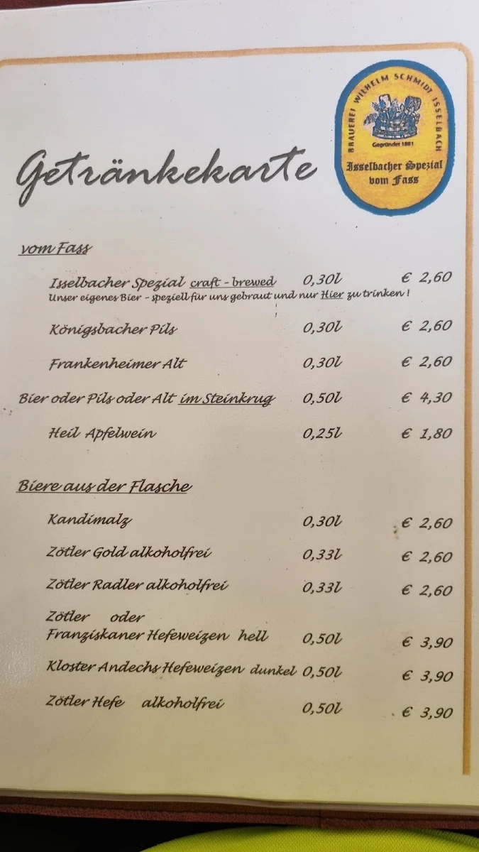 Speisekarte photo 2