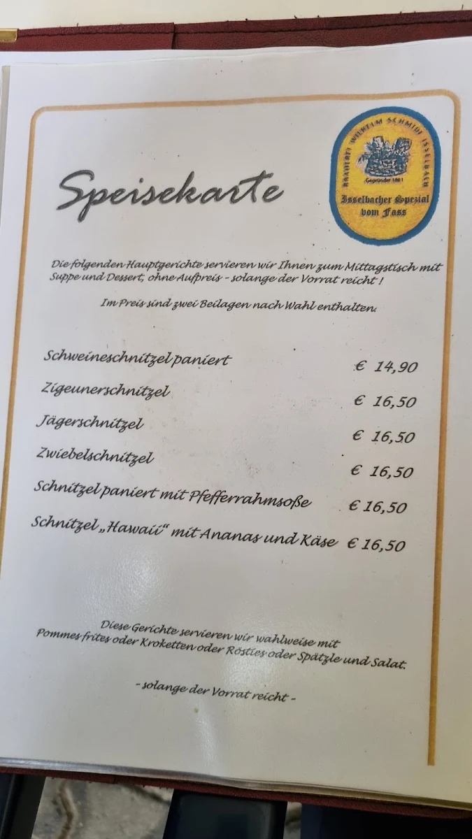 Speisekarte photo 5