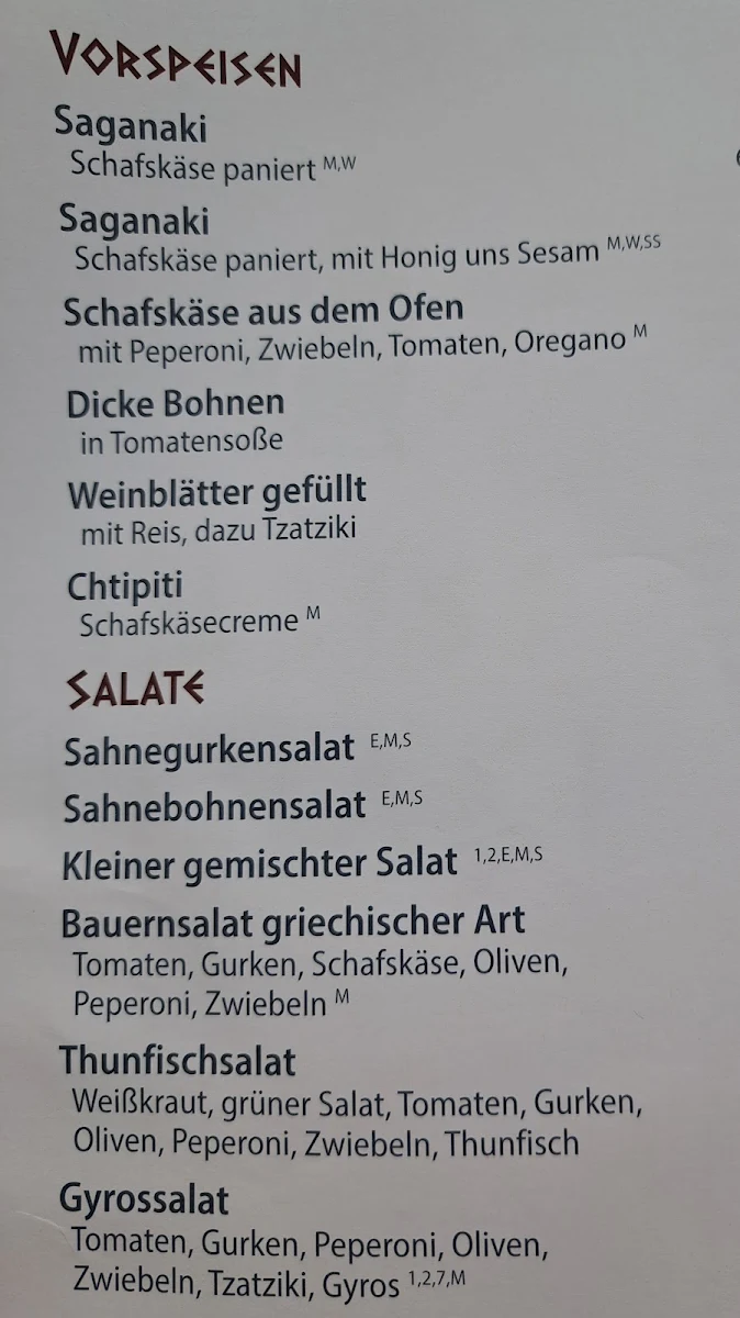 Speisekarte photo 1