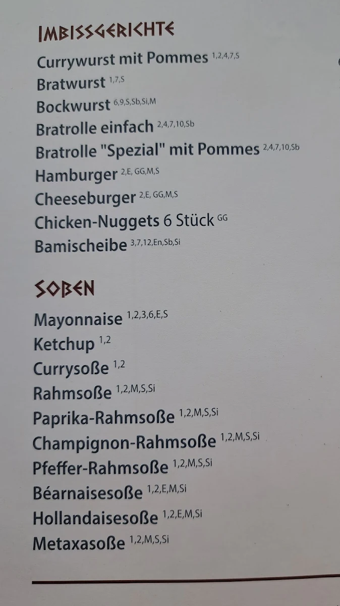 Speisekarte photo 4