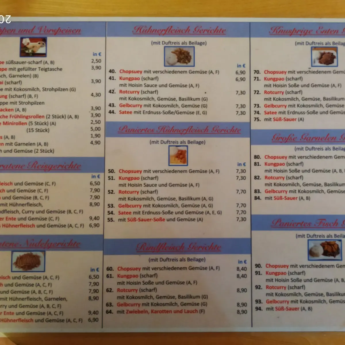 Speisekarte photo 6