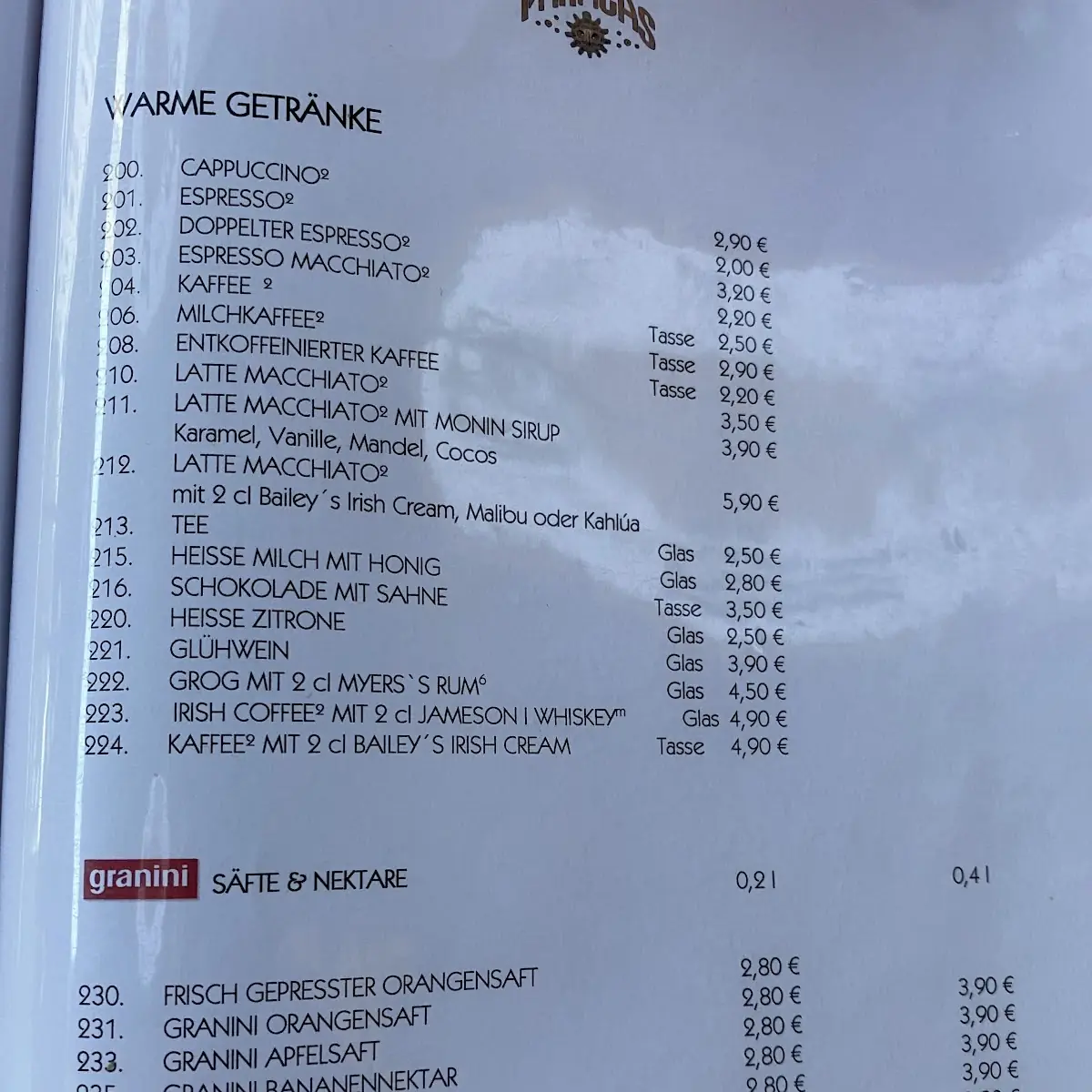 Speisekarte photo 9