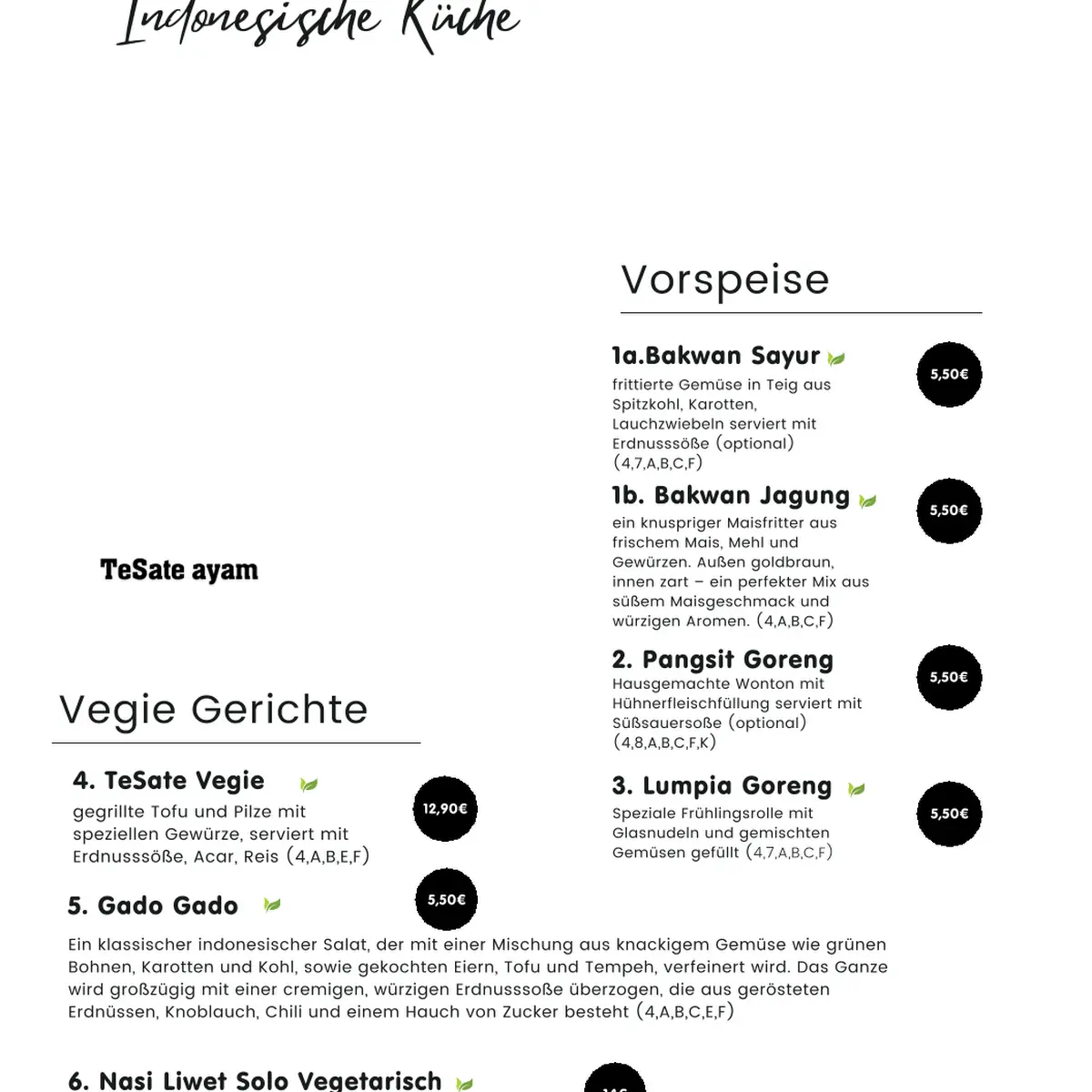 Speisekarte photo 3
