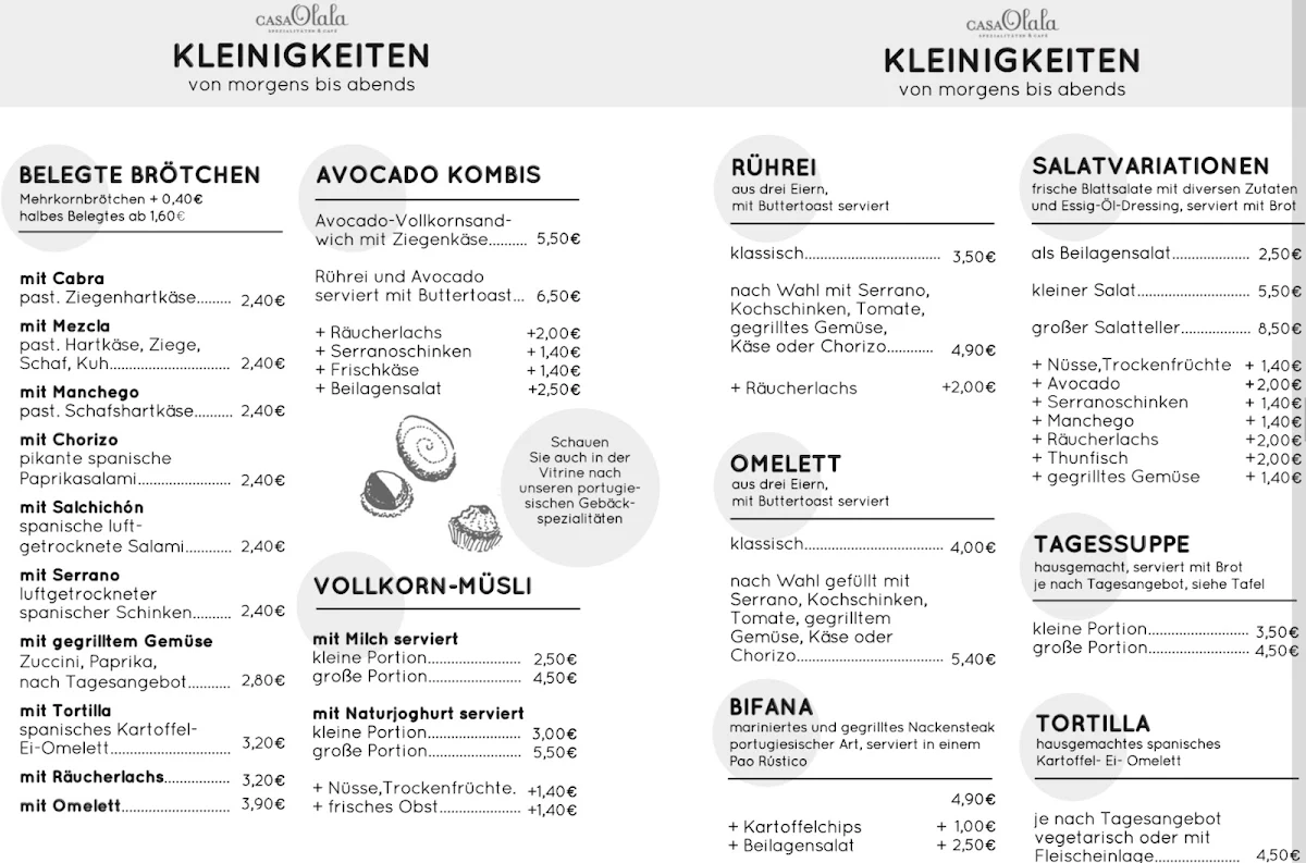 Speisekarte photo 5