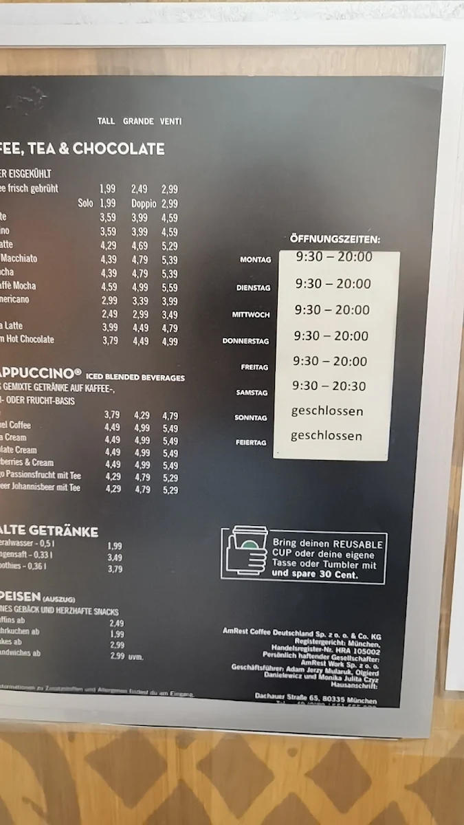 Speisekarte photo 1