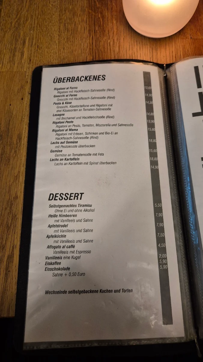 Speisekarte, Eichamt