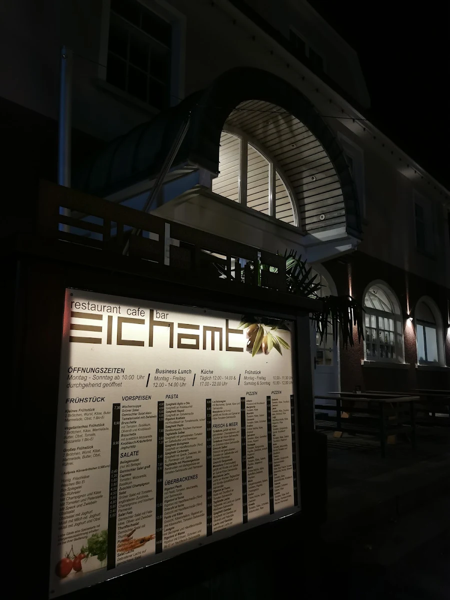 Speisekarte, Eichamt