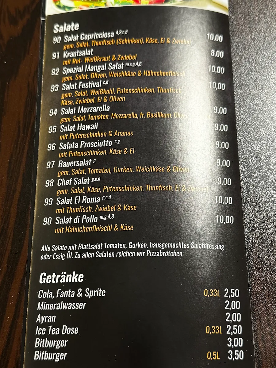 Speisekarte photo 2