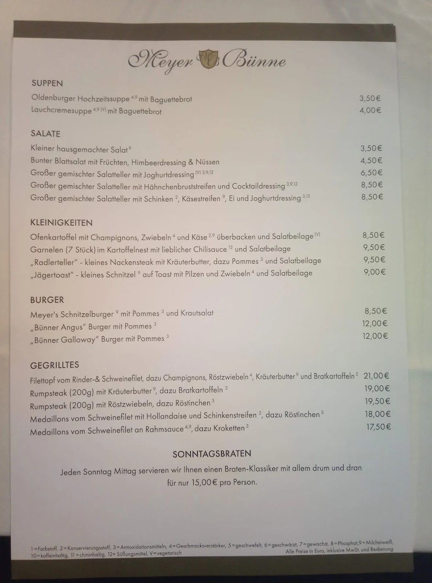 Speisekarte photo 5