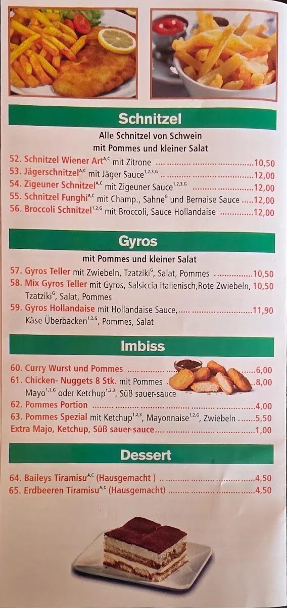 Speisekarte photo 3