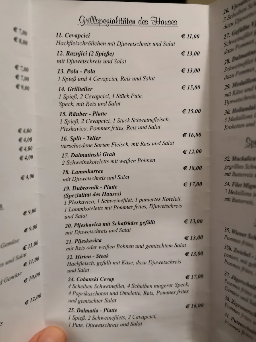Speisekarte photo 3