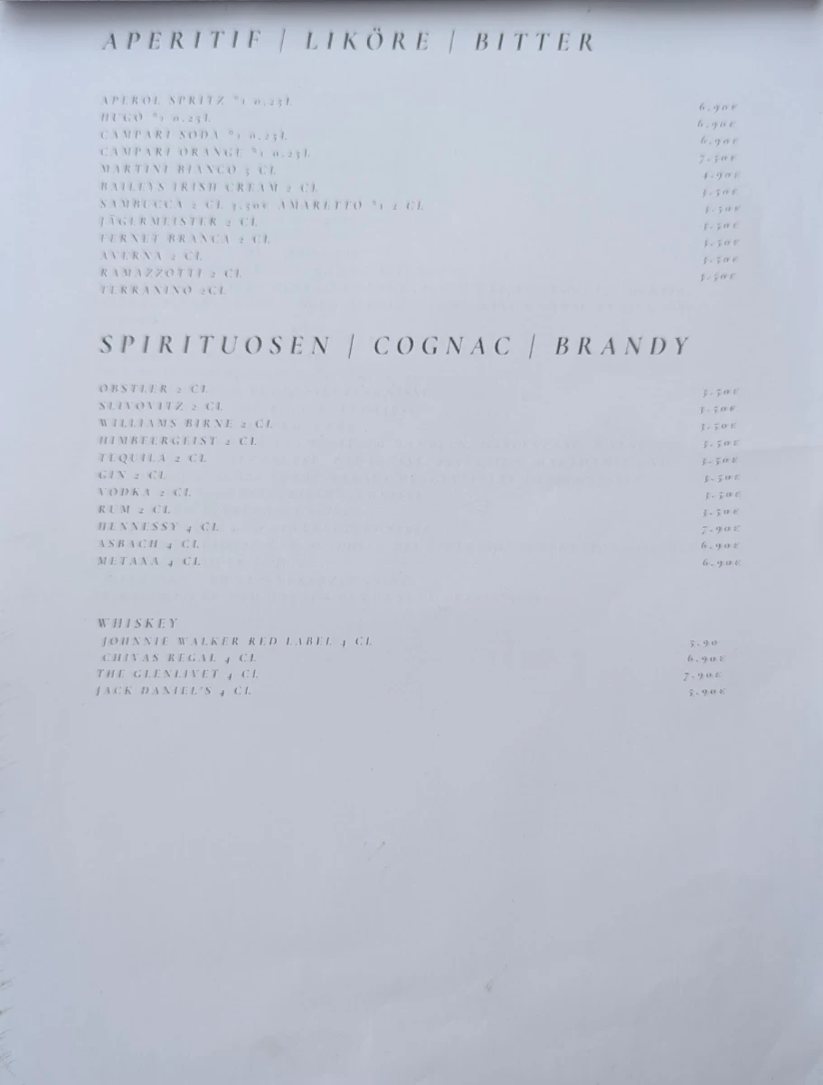 Speisekarte photo 2