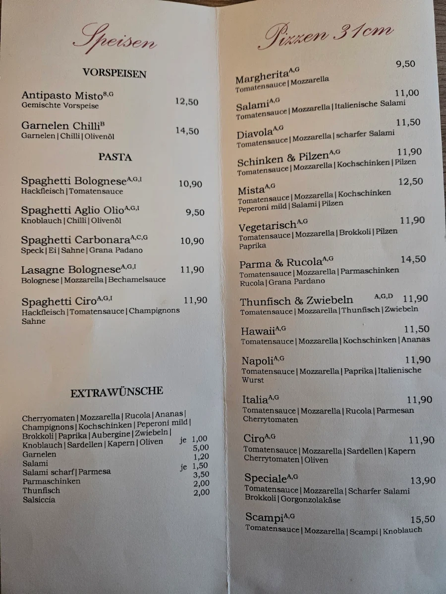 Speisekarte photo 1