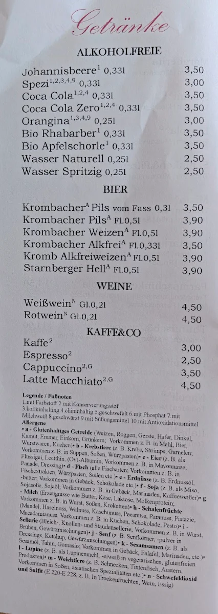 Speisekarte photo 6