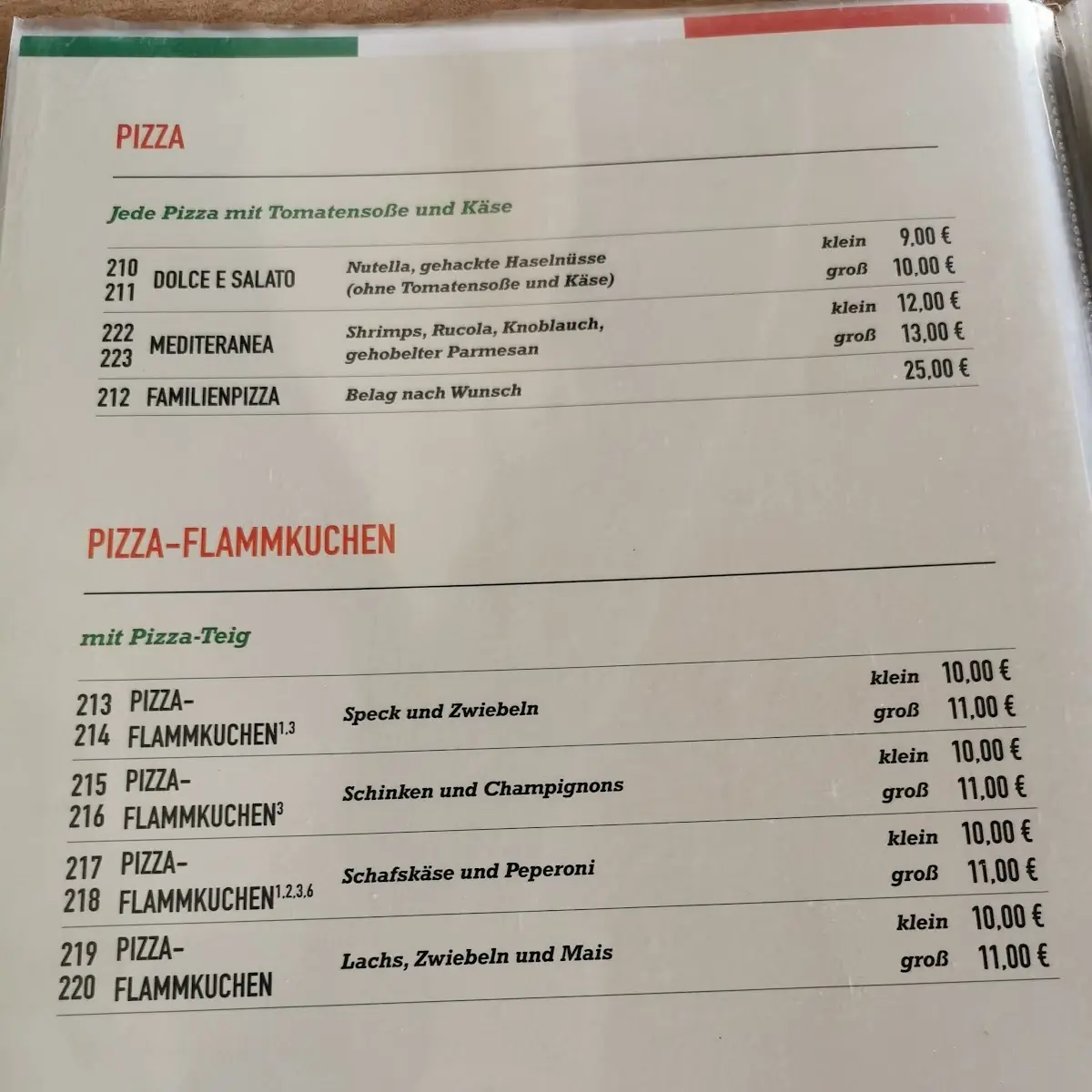 Speisekarte photo 5