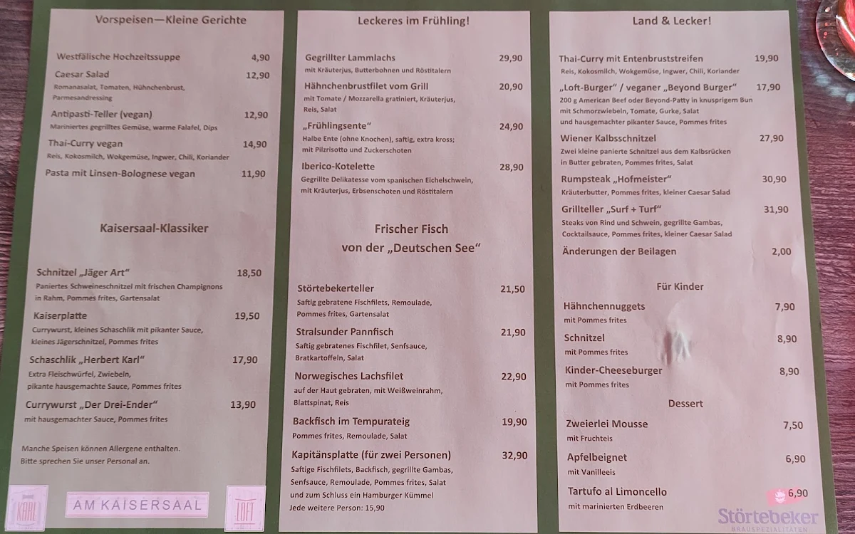 Speisekarte photo 2
