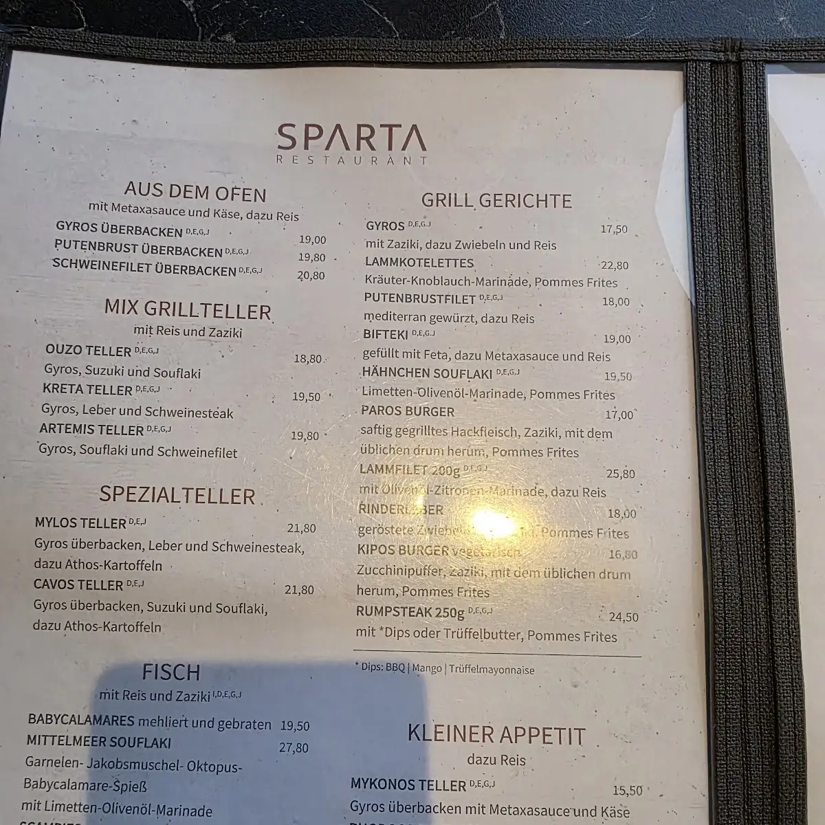 Speisekarte photo 2