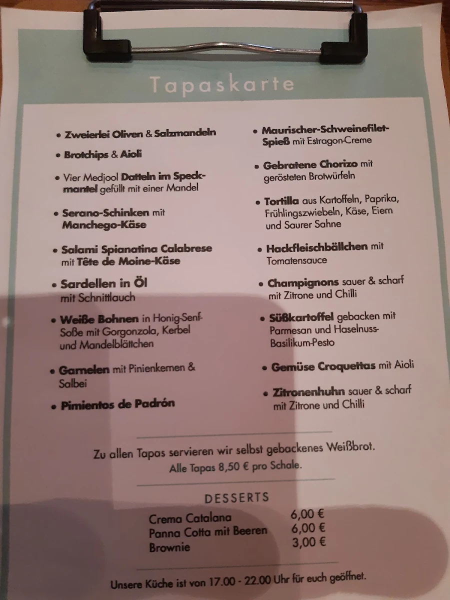 Speisekarte photo 1