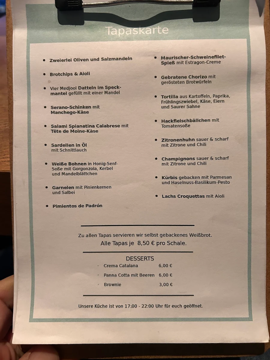 Speisekarte photo 2