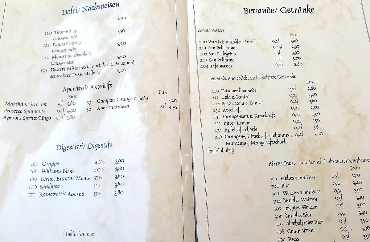 Speisekarte photo 2