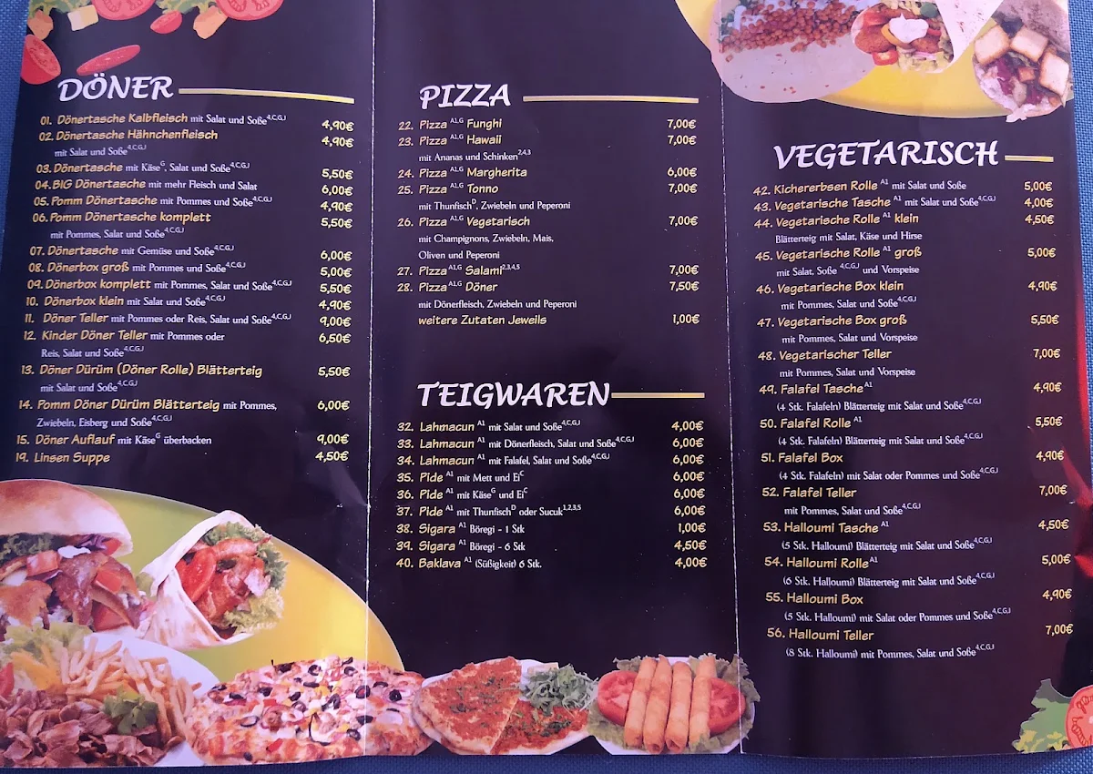 Speisekarte photo 3