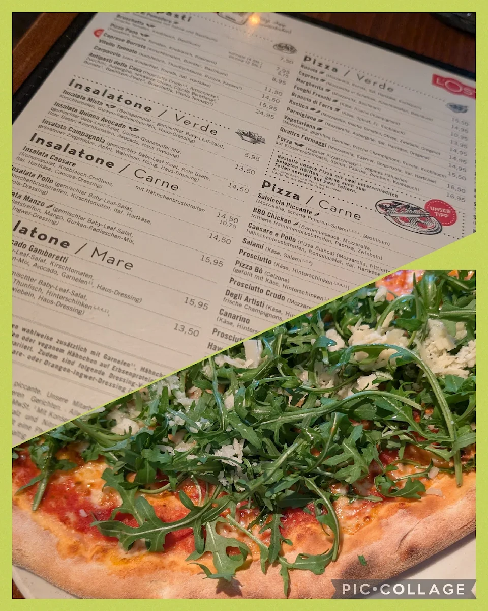 Speisekarte, L'Osteria Münster
