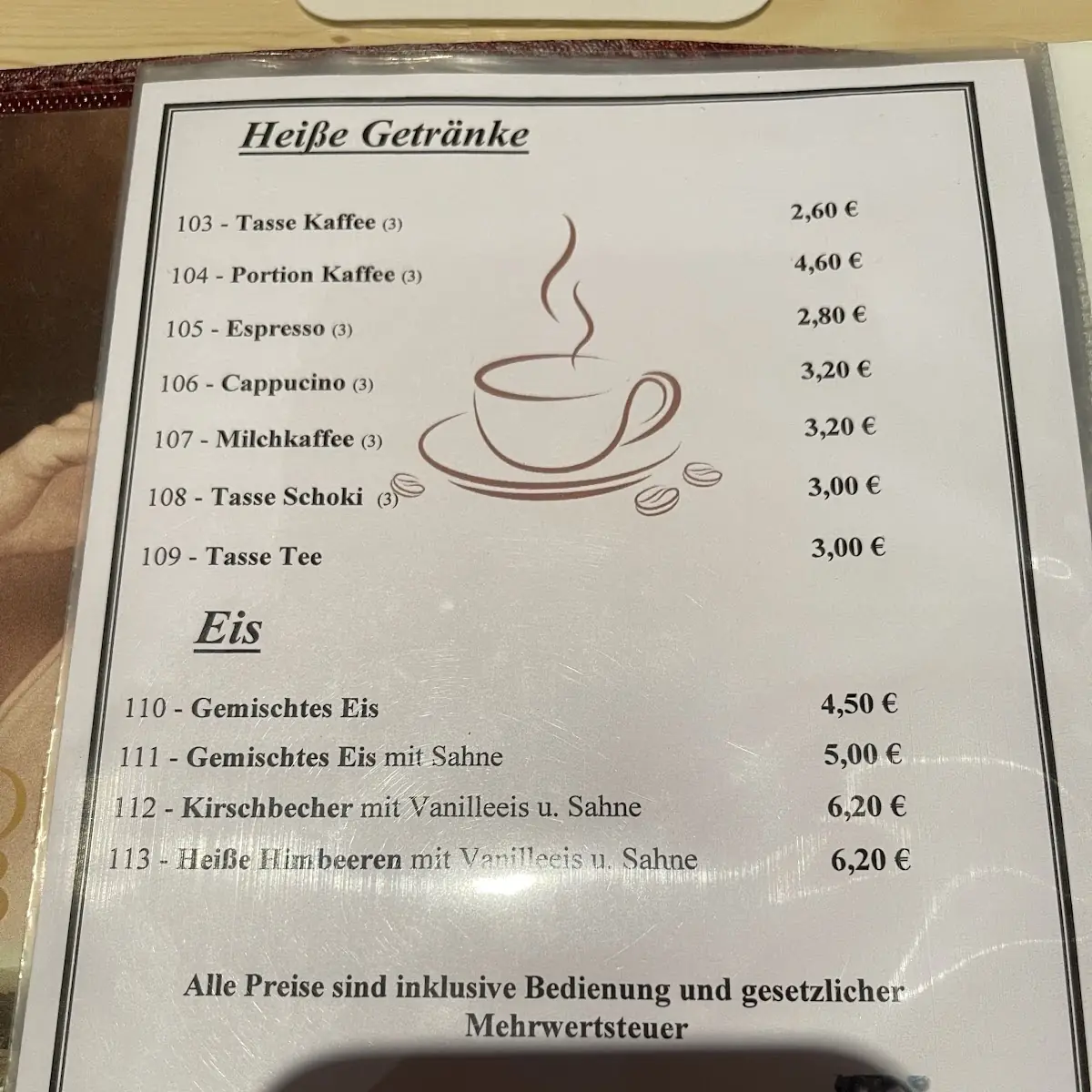 Speisekarte photo 3