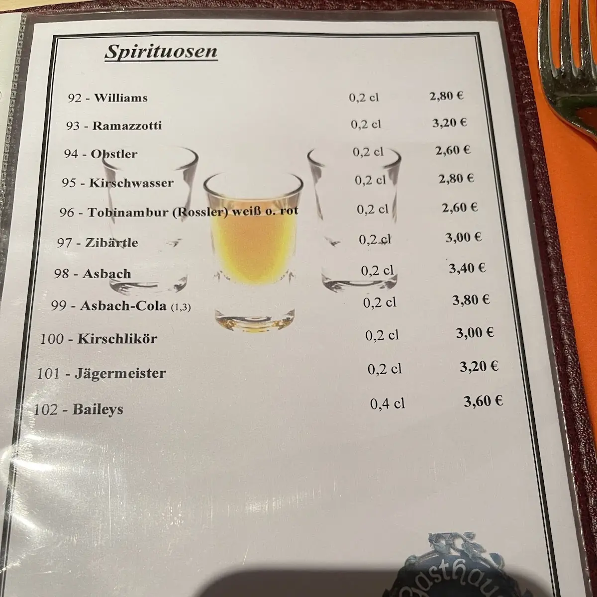 Speisekarte photo 4