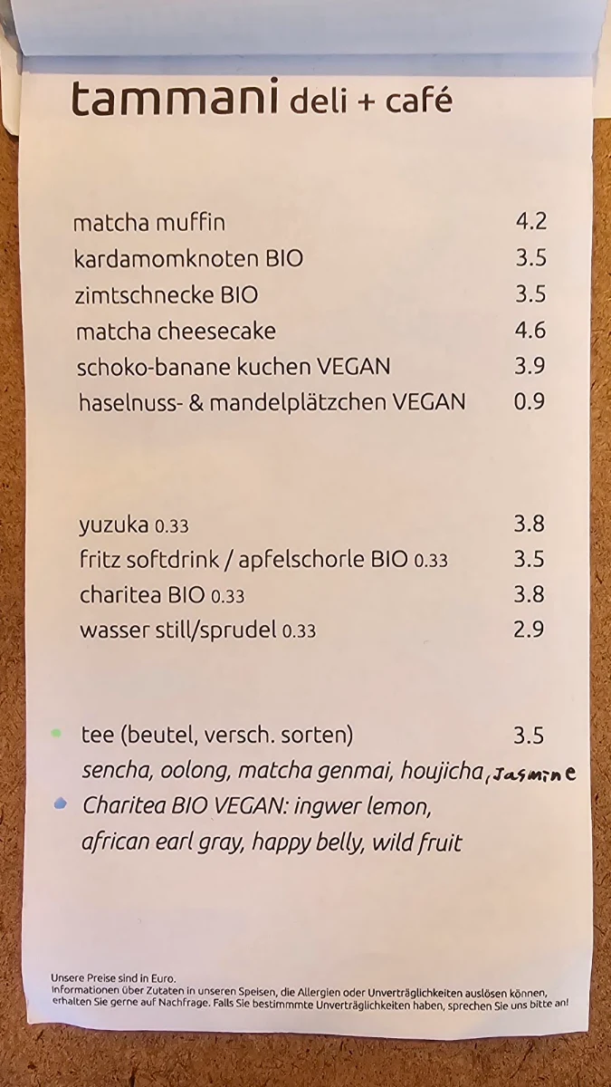 Speisekarte photo 1