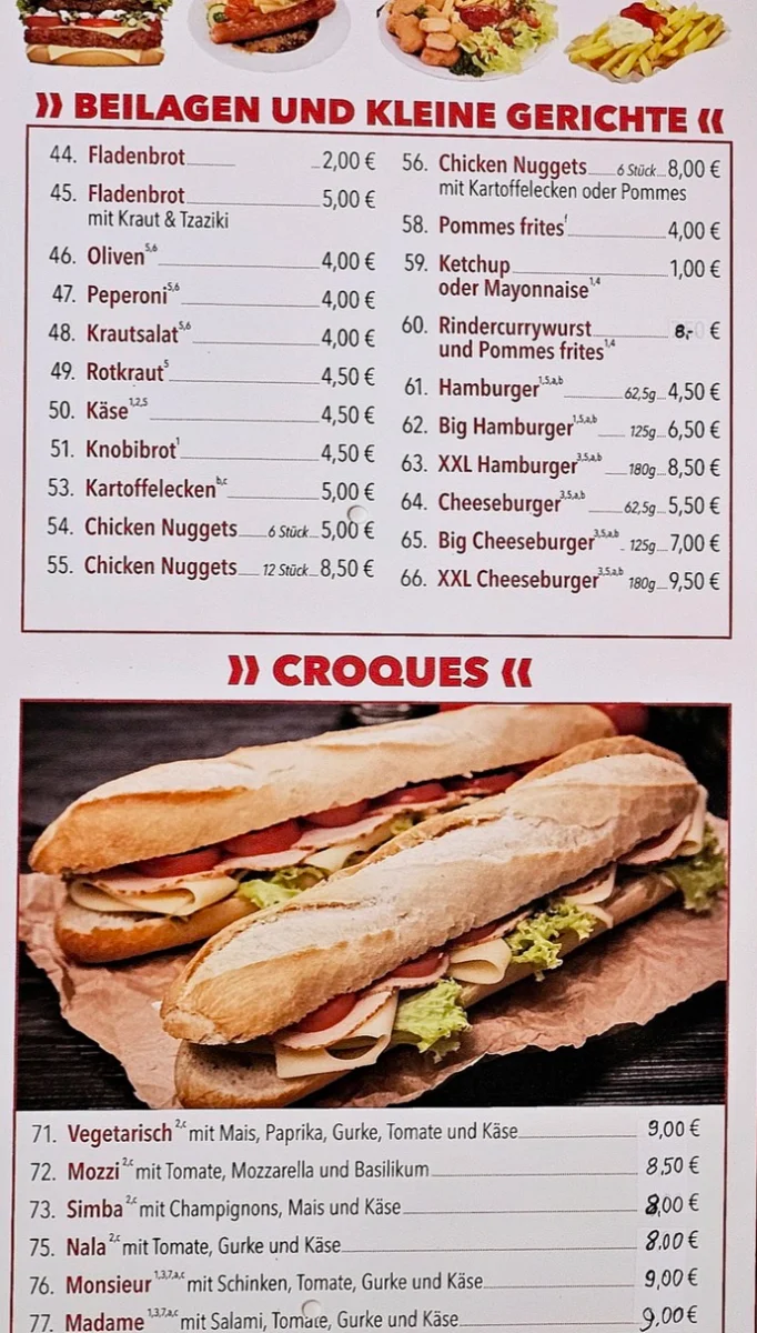 Speisekarte photo 4