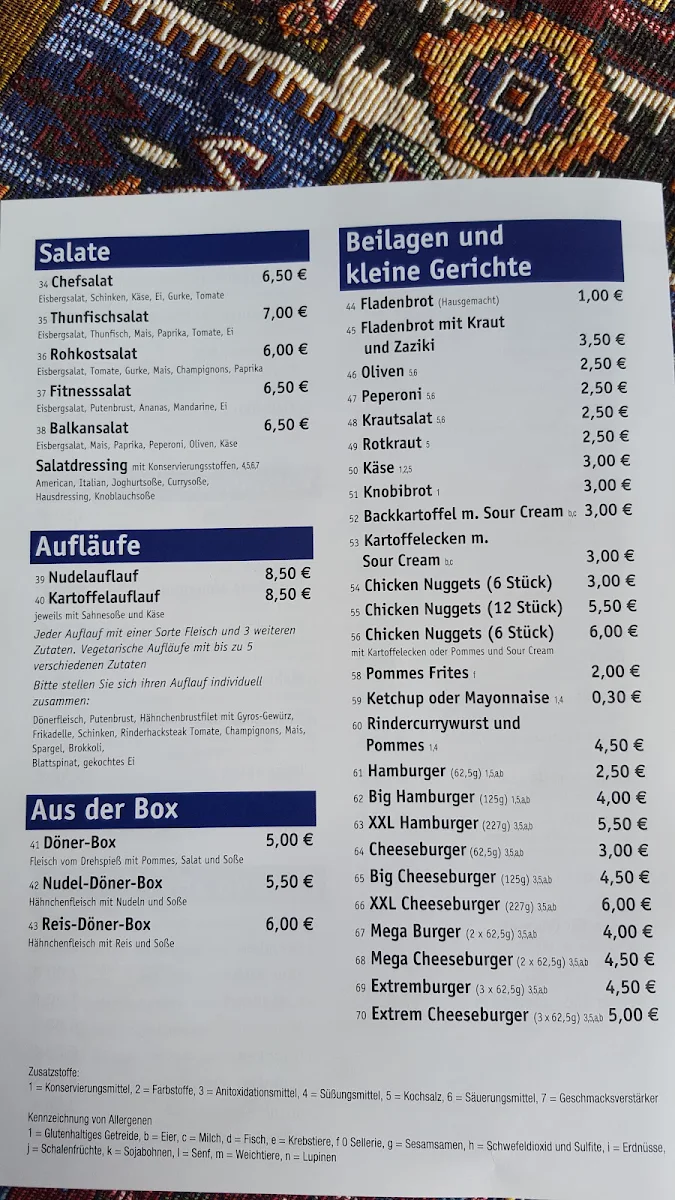 Speisekarte photo 9