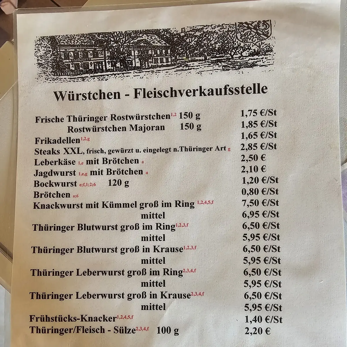 Speisekarte photo 2
